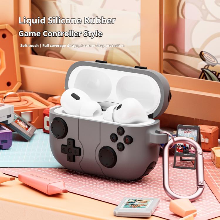 Custodia in silicone per auricolari wireless in stile console di gioco, For AirPods Pro 3