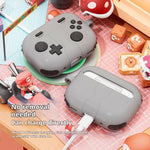 Custodia in silicone per auricolari wireless in stile console di gioco, For AirPods Pro 3