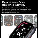 D12 Smart Watch e cuffie Bluetooth 2 in 1 con schermo TFT da 2,01 pollici, supporto per chiamate wireless