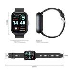 D12 Smart Watch e cuffie Bluetooth 2 in 1 con schermo TFT da 2,01 pollici, supporto per chiamate wireless