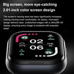 D12 Smart Watch e cuffie Bluetooth 2 in 1 con schermo TFT da 2,01 pollici, supporto per chiamate wireless