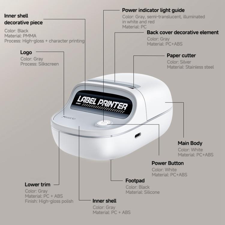 Stampante termica per etichette Yesido SP10 Bluetooth