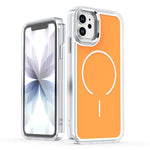 Custodia magnetica per telefono MagSafe bicolore Bright Shadow, For iPhone 11