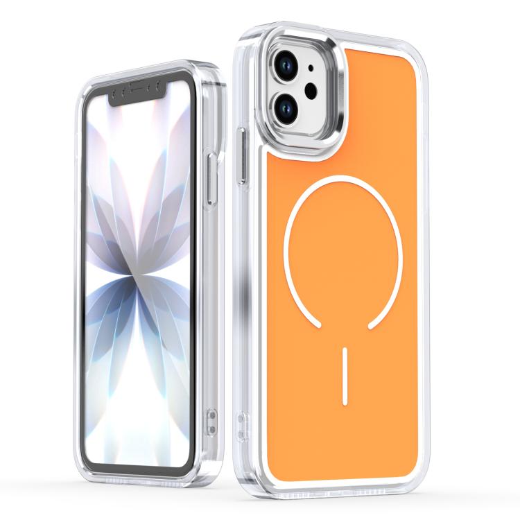 Custodia magnetica per telefono MagSafe bicolore Bright Shadow, For iPhone 11