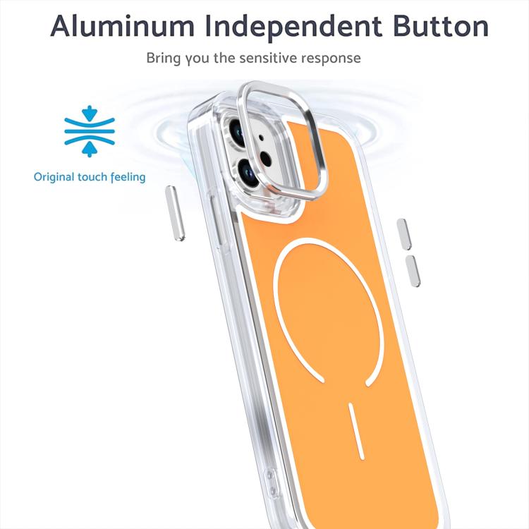 Custodia magnetica per telefono MagSafe bicolore Bright Shadow, For iPhone 11