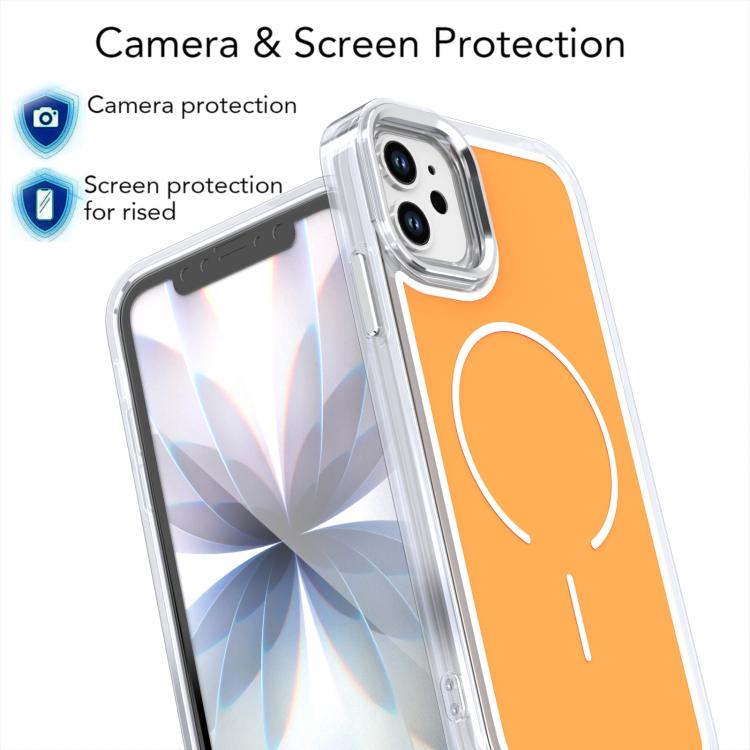 Custodia magnetica per telefono MagSafe bicolore Bright Shadow, For iPhone 11