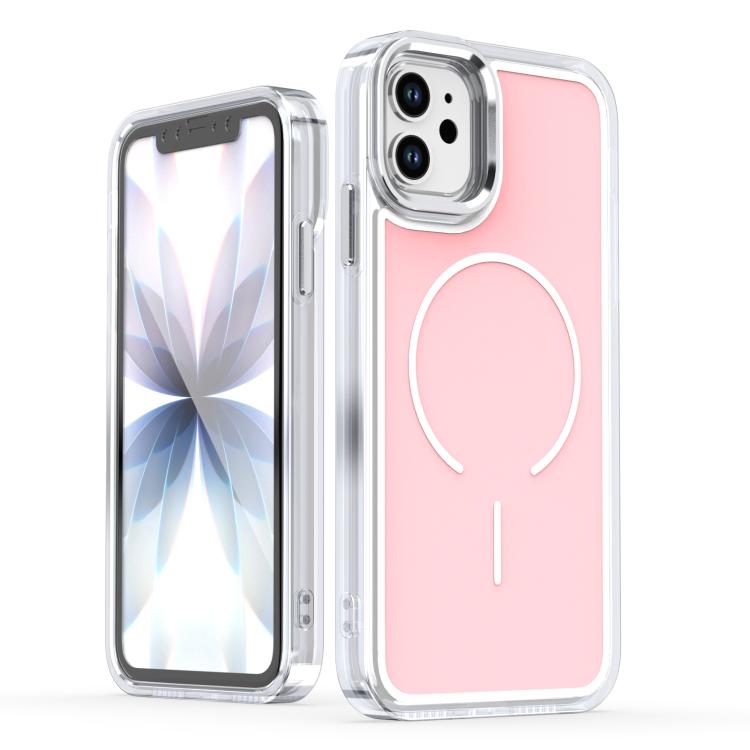 Custodia magnetica per telefono MagSafe bicolore Bright Shadow, For iPhone 11