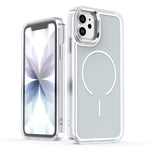 Custodia magnetica per telefono MagSafe bicolore Bright Shadow, For iPhone 11