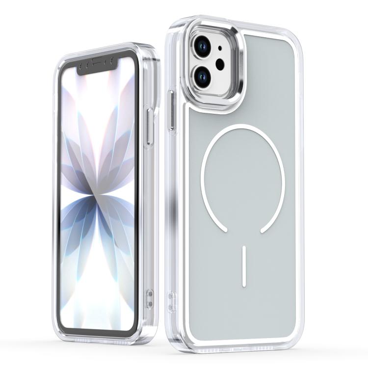 Custodia magnetica per telefono MagSafe bicolore Bright Shadow, For iPhone 11