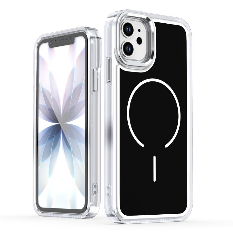 Custodia magnetica per telefono MagSafe bicolore Bright Shadow, For iPhone 11