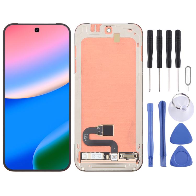 Gruppo completo di digitalizzatore LCD originale con cornice, compatibile con il riconoscimento delle impronte digitali., For Google Pixel 10 Pro XL, For Google Pixel 10 Pro, For Google Pixel 10