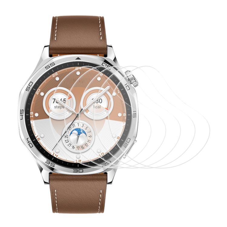 5 pezzi xDfind Pellicola protettiva in idrogel morbido per la parte frontale dell'orologio, For Huawei Watch Kids 4 Pro, For Huawei Watch D2, For Huawei Watch GT 5 46mm, For Huawei Watch GT 5 41mm, For Huawei Watch GT 4 46mm, For Huawei Watch GT 4 41mm...