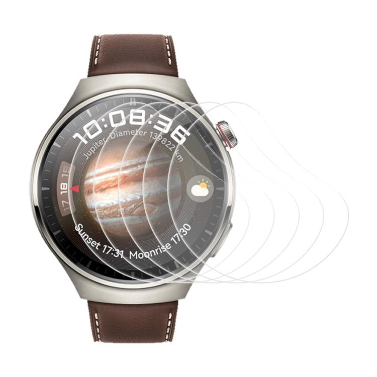 5 pezzi xDfind Pellicola protettiva in idrogel morbido per la parte frontale dell'orologio, For Huawei Watch Kids 4 Pro, For Huawei Watch D2, For Huawei Watch GT 5 46mm, For Huawei Watch GT 5 41mm, For Huawei Watch GT 4 46mm, For Huawei Watch GT 4 41mm...