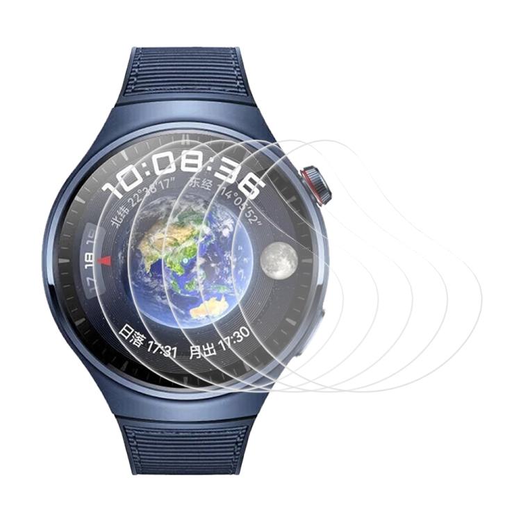 5 pezzi xDfind Pellicola protettiva in idrogel morbido per la parte frontale dell'orologio, For Huawei Watch Kids 4 Pro, For Huawei Watch D2, For Huawei Watch GT 5 46mm, For Huawei Watch GT 5 41mm, For Huawei Watch GT 4 46mm, For Huawei Watch GT 4 41mm...