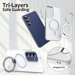 Custodia per telefono ibrida in TPU e PC con anello girevole Gen1.5, For Galaxy S26 FE 5G, For Samsung Galaxy S26+ 5G, For Samsung Galaxy S26 Ultra 5G, For Samsung Galaxy S26 5G