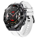 Cinturino per orologio sportivo in silicone con fibbia nera xDfind, For Huawei Watch Ultimate 2