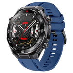 Cinturino per orologio sportivo in silicone con fibbia nera xDfind, For Huawei Watch Ultimate 2