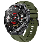 Cinturino per orologio sportivo in silicone con fibbia nera xDfind, For Huawei Watch Ultimate 2