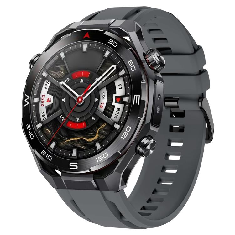 Cinturino per orologio sportivo in silicone con fibbia nera xDfind, For Huawei Watch Ultimate 2