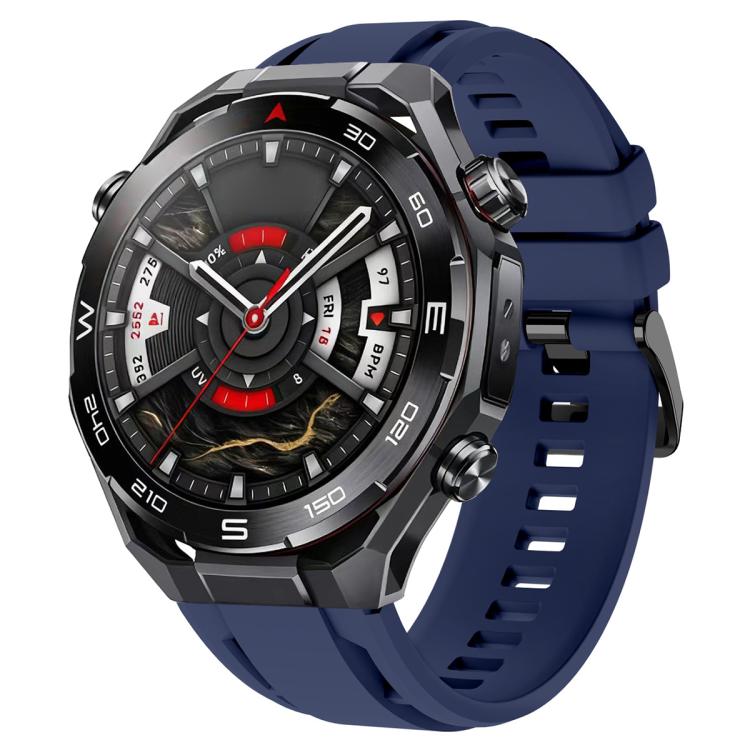 Cinturino per orologio sportivo in silicone con fibbia nera xDfind, For Huawei Watch Ultimate 2