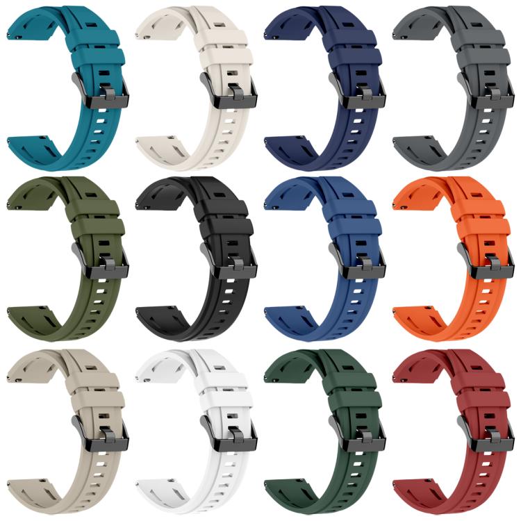 Cinturino per orologio sportivo in silicone con fibbia nera xDfind, For Huawei Watch Ultimate 2