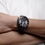 Cinturino per orologio sportivo in silicone con fibbia nera xDfind, For Huawei Watch Ultimate 2