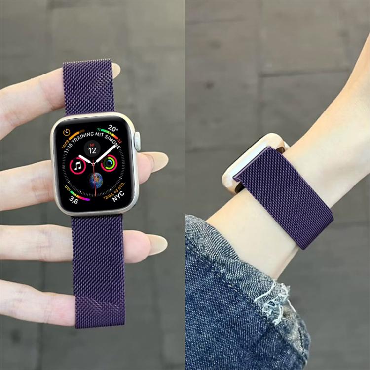 Cinturino per orologio xDfind Milanese Loop magnetico in acciaio inossidabile, For Apple Watch 42 / 44 / 45 / 46 / 49mm, For Apple Watch 38 / 40 / 41 / S11 42mm