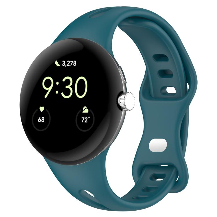 Cinturino per orologio in silicone con fibbia a farfalla xDfind per vita piccola, For Google Pixel Watch 4 / 3 / 2 / 1 41mm