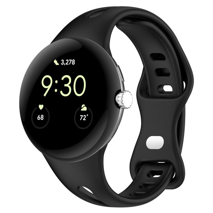 Cinturino per orologio in silicone con fibbia a farfalla xDfind per vita piccola, For Google Pixel Watch 4 / 3 / 2 / 1 41mm