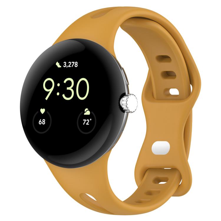 Cinturino per orologio in silicone con fibbia a farfalla xDfind per vita piccola, For Google Pixel Watch 4 / 3 / 2 / 1 41mm