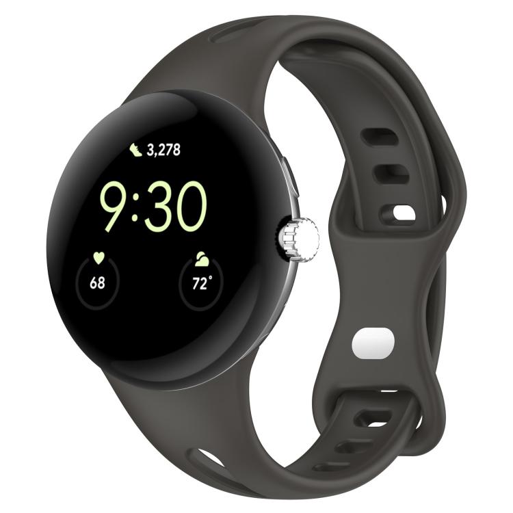 Cinturino per orologio in silicone con fibbia a farfalla xDfind per vita piccola, For Google Pixel Watch 4 / 3 / 2 / 1 41mm