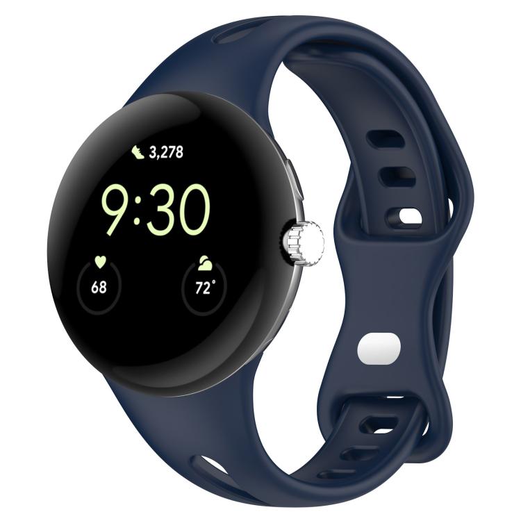 Cinturino per orologio in silicone con fibbia a farfalla xDfind per vita piccola, For Google Pixel Watch 4 / 3 / 2 / 1 41mm