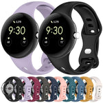 Cinturino per orologio in silicone con fibbia a farfalla xDfind per vita piccola, For Google Pixel Watch 4 / 3 / 2 / 1 41mm