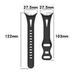 Cinturino per orologio in silicone con fibbia a farfalla xDfind per vita piccola, For Google Pixel Watch 4 / 3 / 2 / 1 41mm