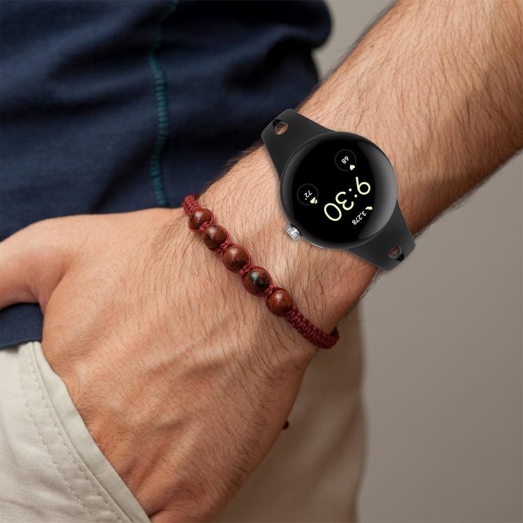 Cinturino per orologio in silicone con fibbia a farfalla xDfind per vita piccola, For Google Pixel Watch 4 / 3 / 2 / 1 41mm