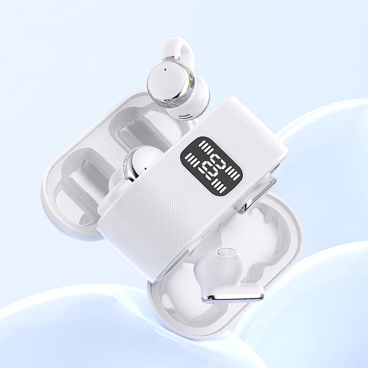 J-Q16 Auricolari wireless Bluetooth 2 in 1 con display digitale, cancellazione del rumore (ENC) e riduzione del rumore.