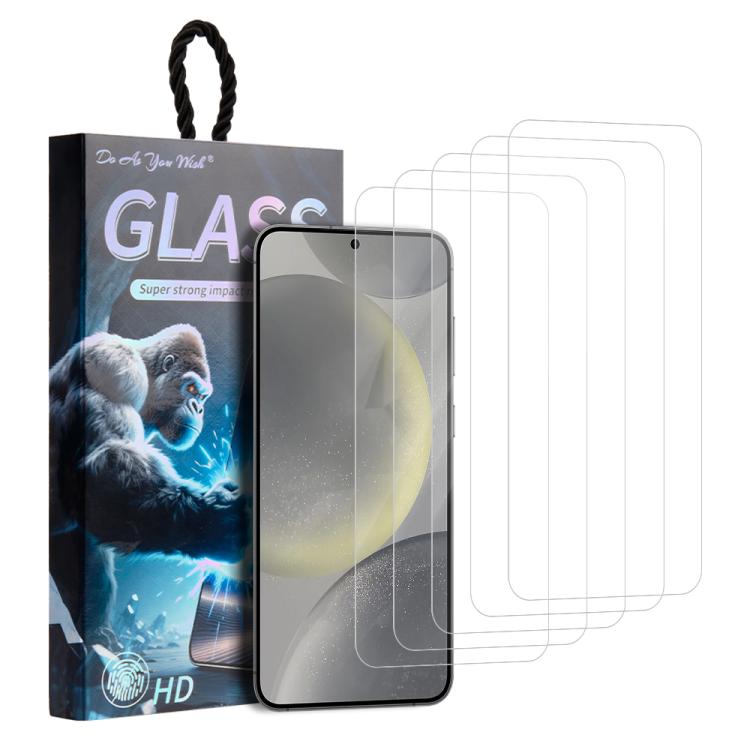 Confezione da 5 pellicole in vetro temperato HD "Fai come vuoi"., For Galaxy S26+ 5G, For Galaxy S26 Ultra 5G, For Galaxy S26 5G, For Galaxy A57 5G, For Galaxy A37 5G, For Galaxy S25 Edge 5G, For Galaxy A06 4G / 5G, For Galaxy A16 4G / 5G              ...