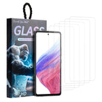 Confezione da 5 pellicole in vetro temperato HD "Fai come vuoi"., For Galaxy A52, For Galaxy A53, For Galaxy A32 5G, For Galaxy A51