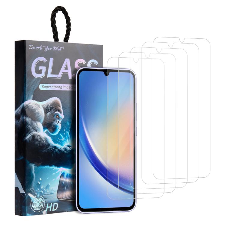 Confezione da 5 pellicole in vetro temperato HD "Fai come vuoi"., For Galaxy S26+ 5G, For Galaxy S26 Ultra 5G, For Galaxy S26 5G, For Galaxy A57 5G, For Galaxy A37 5G, For Galaxy S25 Edge 5G, For Galaxy A06 4G / 5G, For Galaxy A16 4G / 5G              ...