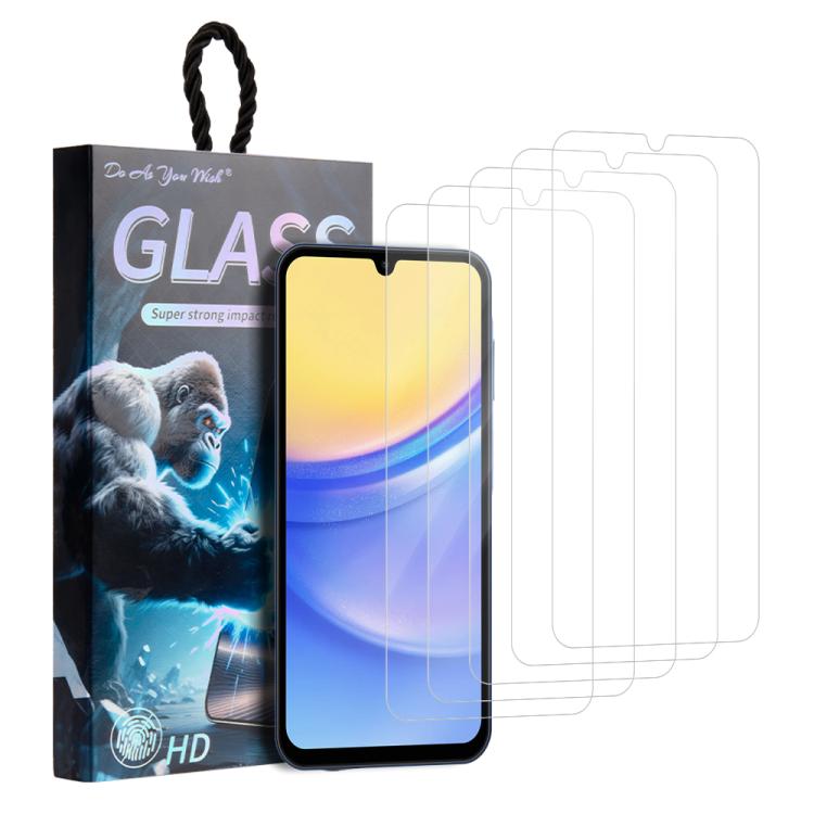 Confezione da 5 pellicole in vetro temperato HD "Fai come vuoi"., For Galaxy S26+ 5G, For Galaxy S26 Ultra 5G, For Galaxy S26 5G, For Galaxy A57 5G, For Galaxy A37 5G, For Galaxy S25 Edge 5G, For Galaxy A06 4G / 5G, For Galaxy A16 4G / 5G              ...