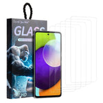 Confezione da 5 pellicole in vetro temperato HD "Fai come vuoi"., For Galaxy A52, For Galaxy A53, For Galaxy A32 5G, For Galaxy A51