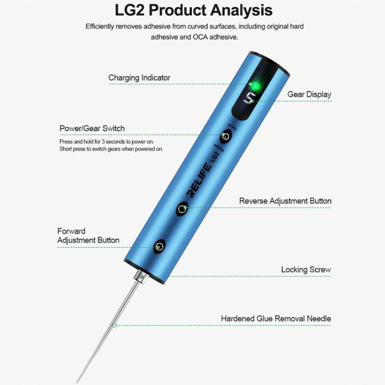 RELIFE LG2 Rimuovi colla OCA intelligente, RELIFE LG2