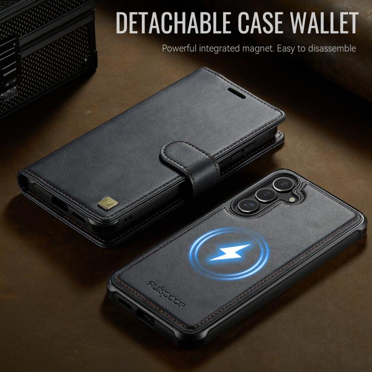 Custodia magnetica per telefono AutSpace A05 2 in 1 con texture effetto vitello retrò e MagSafe., For Samsung Galaxy S26+ 5G, For Samsung Galaxy S26 Ultra 5G, For Samsung Galaxy S26 5G, For Samsung Galaxy S25 FE 5G, For Samsung Galaxy S25 Edge 5G      ...