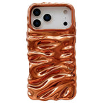 Custodia per telefono in TPU con texture cremosa e rivestimento galvanico, copertura completa., For iPhone 17 Pro Max, For iPhone 17 Pro