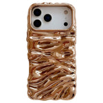 Custodia per telefono in TPU con texture cremosa e rivestimento galvanico, copertura completa., For iPhone 17 Pro Max, For iPhone 17 Pro