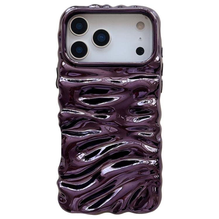 Custodia per telefono in TPU con texture cremosa e rivestimento galvanico, copertura completa., For iPhone 17 Pro Max, For iPhone 17 Pro