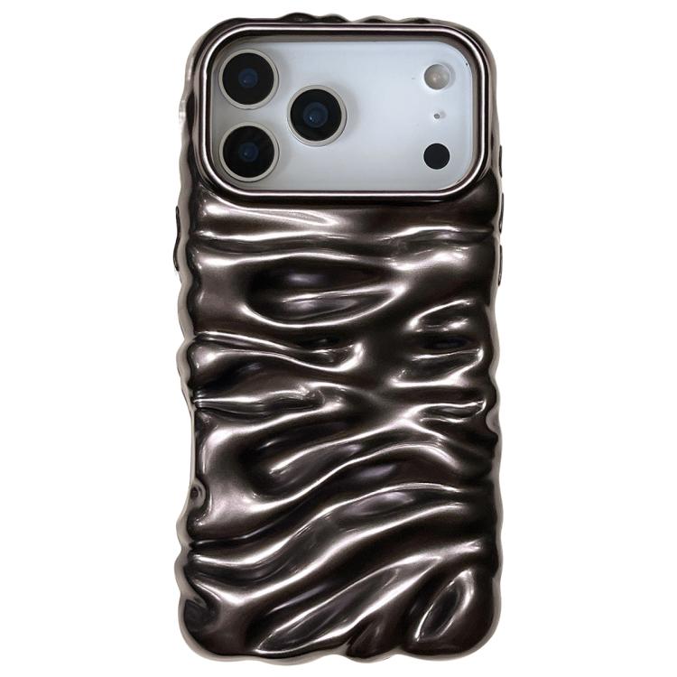 Custodia per telefono in TPU con texture cremosa e rivestimento galvanico, copertura completa., For iPhone 17 Pro Max, For iPhone 17 Pro