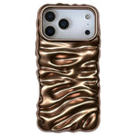 Custodia per telefono in TPU con texture cremosa e rivestimento galvanico, copertura completa., For iPhone 17 Pro Max, For iPhone 17 Pro