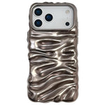 Custodia per telefono in TPU con texture cremosa e rivestimento galvanico, copertura completa., For iPhone 17 Pro Max, For iPhone 17 Pro