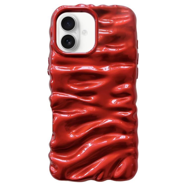 Custodia per telefono in TPU con texture cremosa e rivestimento galvanico, copertura completa., For iPhone 17, For iPhone 16 Pro Max